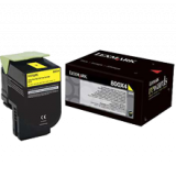 ~Brand New Original Lexmark 80C0X40 (800X4) Laser Toner Cartridge Extra High Yield Yellow