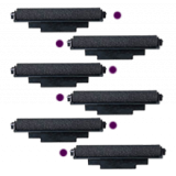 Casio IR-72 INK ROLLER Ribbons 6-PACK Purple