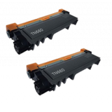 PACK of 2-Brother TN660 Laser Toner Cartridge Black High Yield