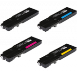 XEROX C400 / C405 High Yield Laser Toner Cartridge Set Black Cyan Magenta Yellow