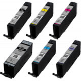 CANON PGI-280XXL (CLI-281XXL) Super High Yield INK / INKJET Cartridge Set Black Cyan Magenta Yellow Photo Black Photo Blue