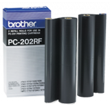 ~Brand New Original Brother PC-202RF FILM ROLLS BOX OF 2
