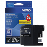 ~Brand New Original BROTHER LC107BK (XXL) INK / INKJET Cartridge Super High Yield Black