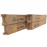 ~Brand New Original RICOH MPC-306 Laser Toner Cartridge Set Black Cyan Magenta Yellow
