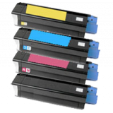 OKIDATA C3100 / C3200 Laser Toner Cartridge Set Black Cyan Yellow Magenta