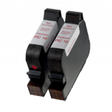 Francotyp Postalia PIC10 INK / INKJET Postage Cartridge 2-PACK Fluorescent Red